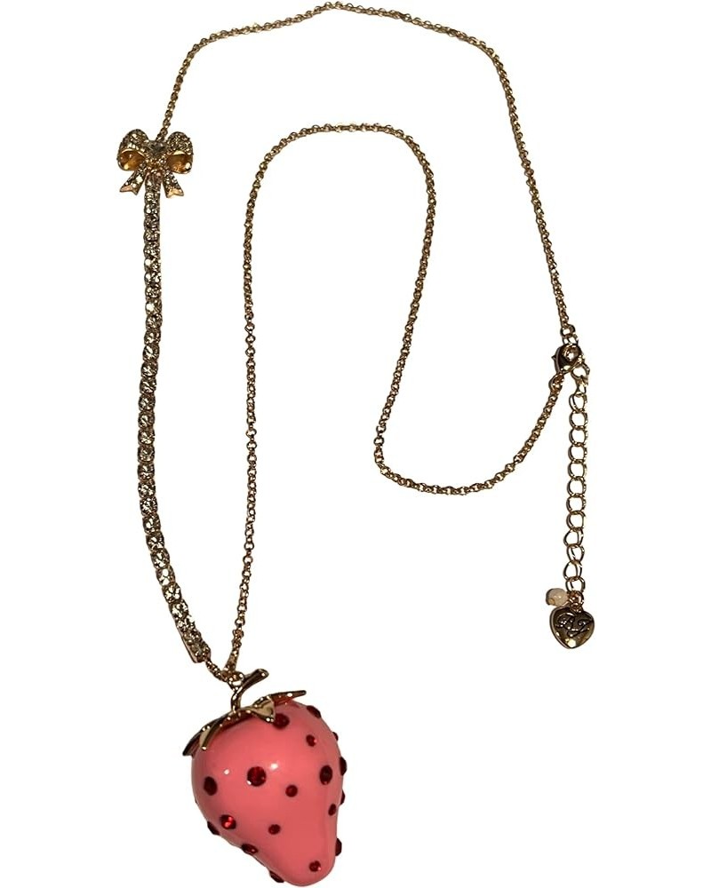 Strawberry Necklace Pink Strawberry $14.96 Necklaces