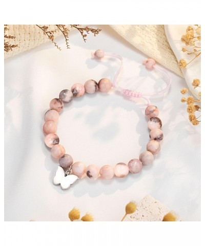 6-18 Year Old Girls Birthday Butterfly Gifts, Butterfly Natural Stone Bracelet for Daughter Granddaughter Niece Teens Girls 1...