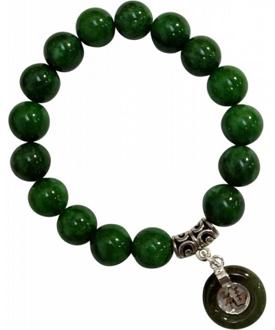 Heavens Tvcz Jade Bracelet Women Genuine Natural Gemstone Beads with Pendant Gems Coin Lucky Thai Prosperity Success in Life ...