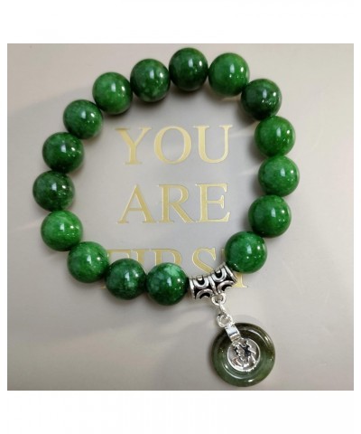 Heavens Tvcz Jade Bracelet Women Genuine Natural Gemstone Beads with Pendant Gems Coin Lucky Thai Prosperity Success in Life ...