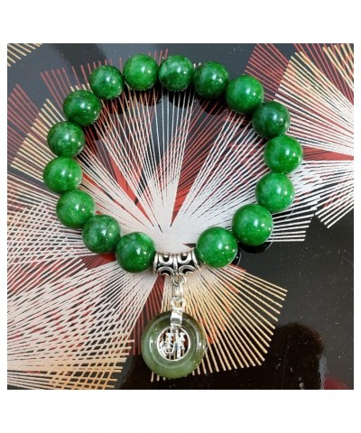 Heavens Tvcz Jade Bracelet Women Genuine Natural Gemstone Beads with Pendant Gems Coin Lucky Thai Prosperity Success in Life ...