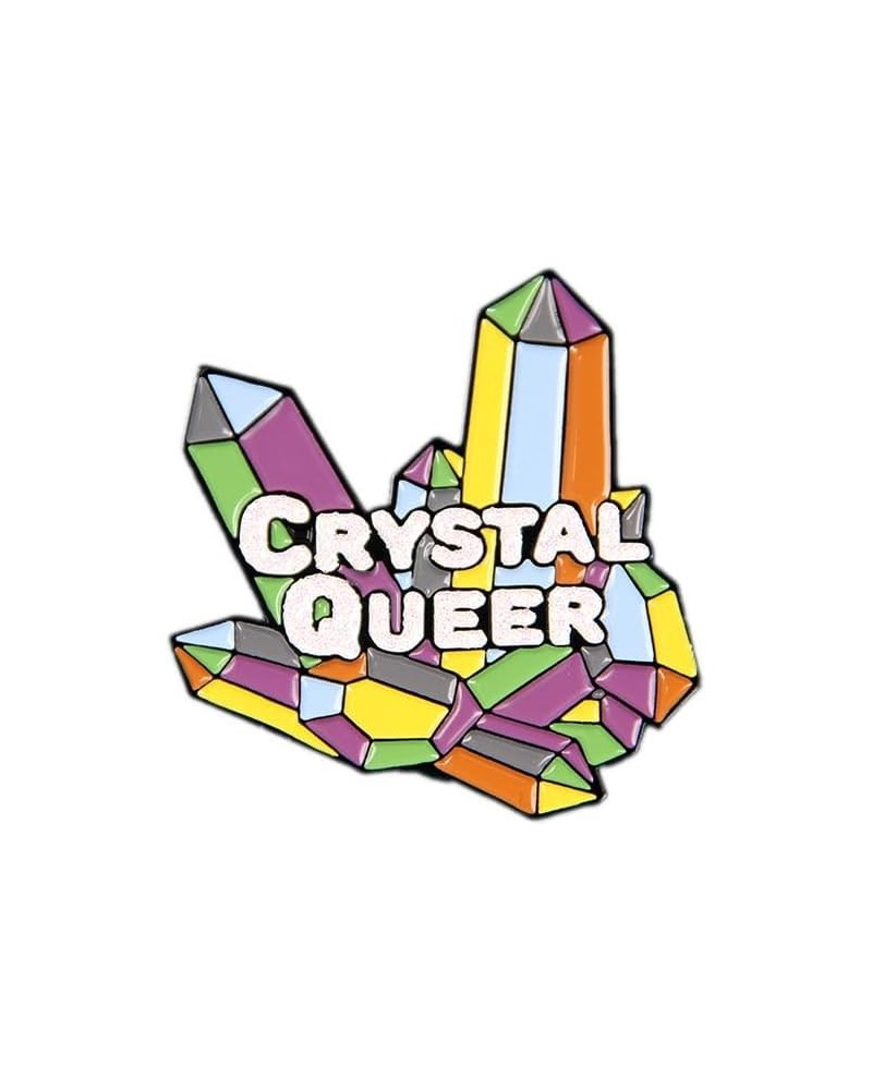 Crystal Queer Enamel Pin LGBT Pride Badge Brooch For Backpacks $5.93 Brooches & Pins