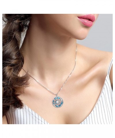 Sterling Silver Compass Celtic Pendant Necklace Gift Jewelry for Women C $20.13 Necklaces