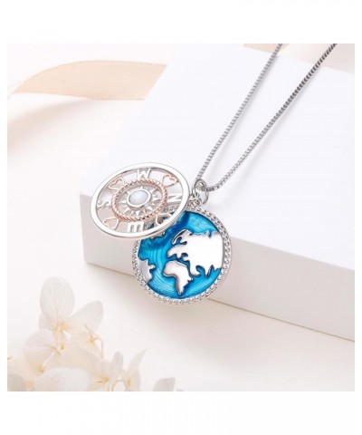 Sterling Silver Compass Celtic Pendant Necklace Gift Jewelry for Women C $20.13 Necklaces