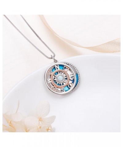 Sterling Silver Compass Celtic Pendant Necklace Gift Jewelry for Women C $20.13 Necklaces