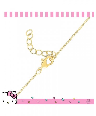 Sanrio Womens Initial Bracelet 6.5" + 1"- Official License 18k Flash Plated Cubic Zirconia Letter Bracelet Letter S $22.94 Br...