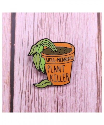 Plant Killer Enamel Pin Badge Brooch Jewelry Accessory for Bags Clothes $4.38 Brooches & Pins