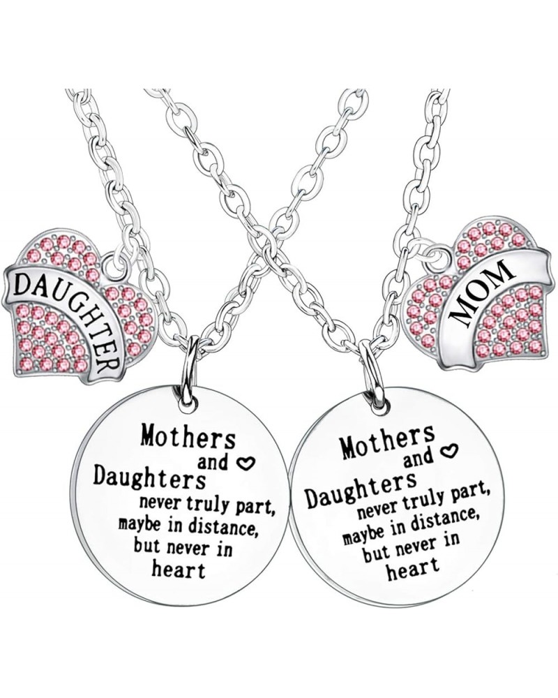 Mom Daughter Necklace Mother's day Gifts Birthday Gifts For Mom Mothers And Daughters Never Truly Part Necklace Mom Gifts Mom...