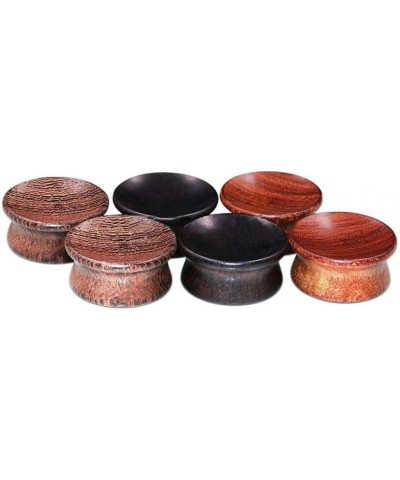 3 Pairs Natural Wood Ear Plugs Tunnels Double Flared Expander Ear Gauges Stretched Piercing Body Jewelry Gauge-0g(8mm) $8.00 ...