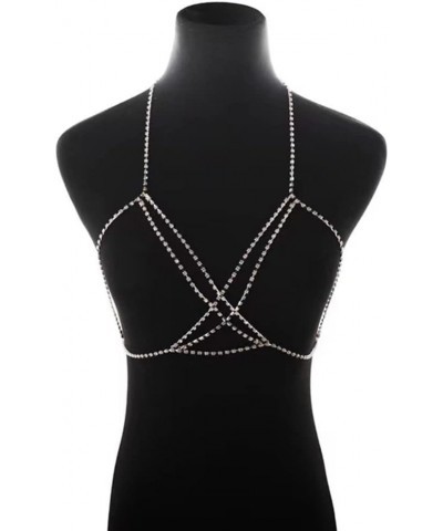 Sexy Body Chains Women Bra Chain Bling Rhinestones Body Jewelry Bikini Party Layered Crystal Bra Chain Statement Costume Body...