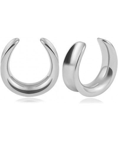 DIY Ear Tunnels Hanger Pendant Stainless Steel Plugs Gauges Stretcher 2g 0g Body Piercing Jewelry 25mm(1") E-U shape $7.19 Bo...