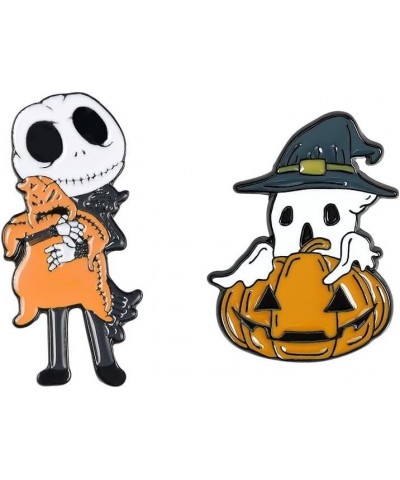 Cute Enamel Pin Set Lapel Pins Brooches Cartoon Brooch Badge Pins for Clothes Bags Backpack for Women Happy Halloween STY1 $8...