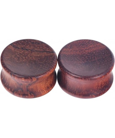 Wood Saddle Plugs Set Natural Ear Gauges Tunnels Plugs Stretchers 0G-30mm 2 PCS | Light Brown | 14mm(9/16") $7.94 Body Jewelry