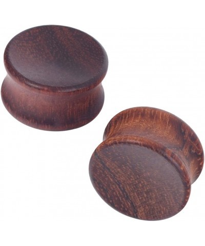 Wood Saddle Plugs Set Natural Ear Gauges Tunnels Plugs Stretchers 0G-30mm 2 PCS | Light Brown | 14mm(9/16") $7.94 Body Jewelry