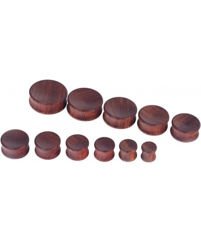 Wood Saddle Plugs Set Natural Ear Gauges Tunnels Plugs Stretchers 0G-30mm 2 PCS | Light Brown | 14mm(9/16") $7.94 Body Jewelry