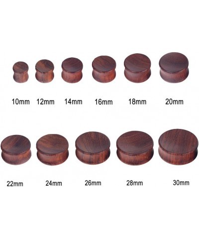 Wood Saddle Plugs Set Natural Ear Gauges Tunnels Plugs Stretchers 0G-30mm 2 PCS | Light Brown | 14mm(9/16") $7.94 Body Jewelry