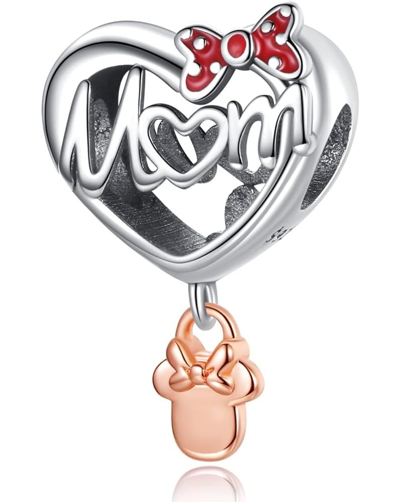 Jewelry Love Heart Charms for Woman-925 Sterling Silver Dangle Pendant Bead with Cubic Zirconia,Girl Jewelry Beads DIY Gifts ...