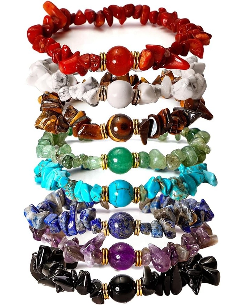 To My Love/To My Mom Bracelet Irregular Beads Stone Bracelets for Women Gifts for Lady A1:8pcs $10.61 Bracelets