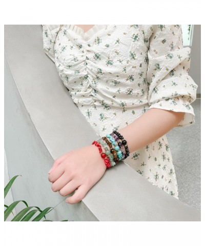 To My Love/To My Mom Bracelet Irregular Beads Stone Bracelets for Women Gifts for Lady A1:8pcs $10.61 Bracelets