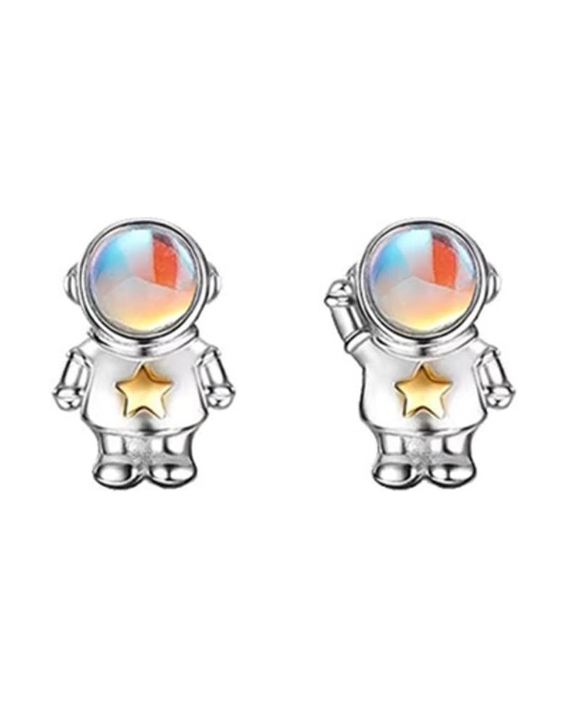 Stud Earrings for Women Cute Zirconia Earrings for Girls Butterfly Stud Pearl Stud Astronaut $7.50 Earrings