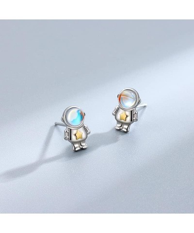 Stud Earrings for Women Cute Zirconia Earrings for Girls Butterfly Stud Pearl Stud Astronaut $7.50 Earrings