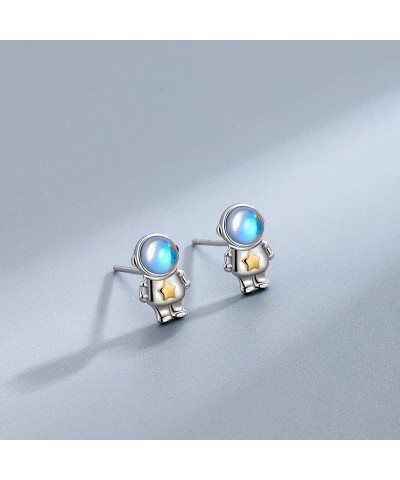 Stud Earrings for Women Cute Zirconia Earrings for Girls Butterfly Stud Pearl Stud Astronaut $7.50 Earrings