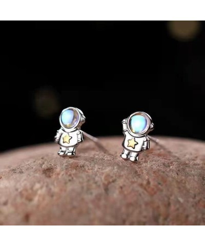 Stud Earrings for Women Cute Zirconia Earrings for Girls Butterfly Stud Pearl Stud Astronaut $7.50 Earrings