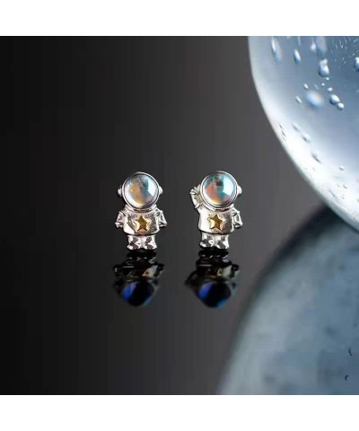 Stud Earrings for Women Cute Zirconia Earrings for Girls Butterfly Stud Pearl Stud Astronaut $7.50 Earrings