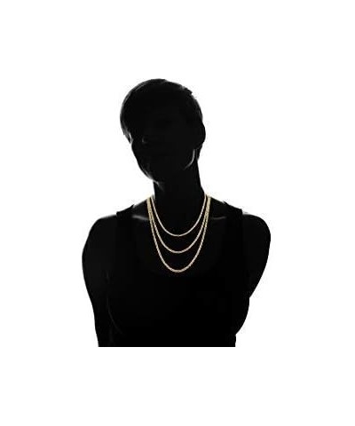 18K Gold Plated Mariner Chain Necklace for Women, Flat Marina Gold Necklace 20 Inches 4.5MM Gold $16.37 Necklaces