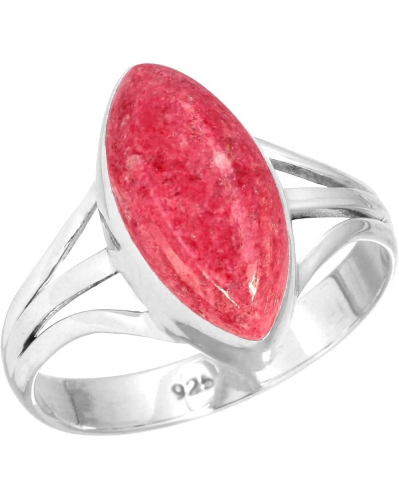 925 Sterling Silver Statement Ring for Women 8x16 Marquoise Gemstone Handmade Jewelry for Gift (99108_R) Thulith $20.94 Rings