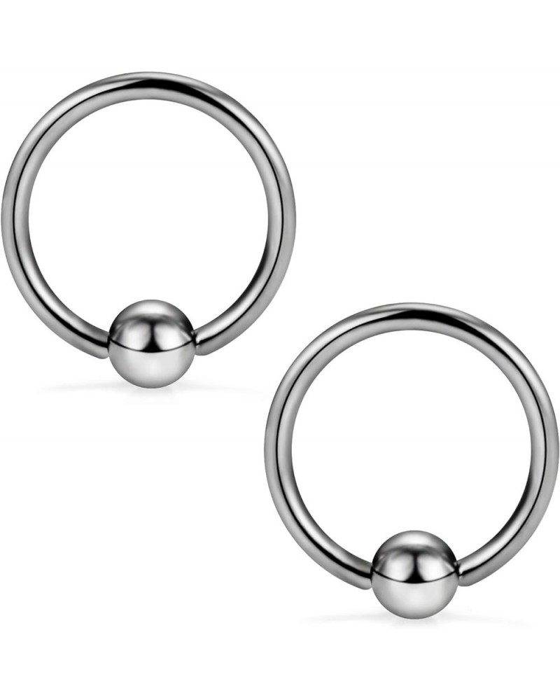 2-8PCS 16G G23 Titanium Captive Bead Ring Nose Rings Hoop Helix Daith Cartilage Tragus Earrings Nipple Eyebrow Body Piercing ...