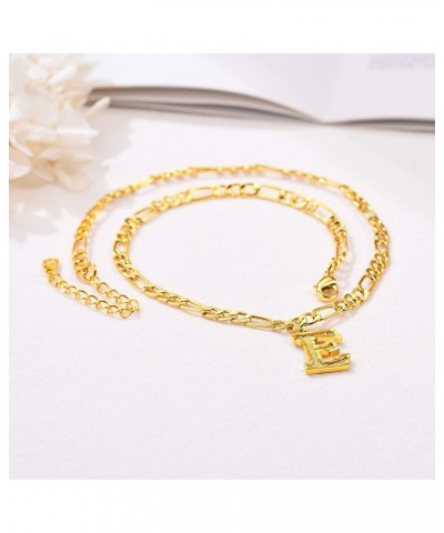 Gold Initial Letter Necklaces for Women Men 14K Gold Plated Capital A-Z Initial Letter Chain 16 Inch 01.Gold Plated N $10.99 ...