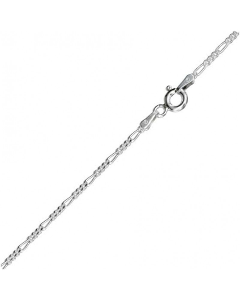 Sterling Silver Figaro Chain 1mm-9mm Made in Italy Solid 925 Womens Mens Necklace 7-34 1.8mm-20 $7.69 Necklaces