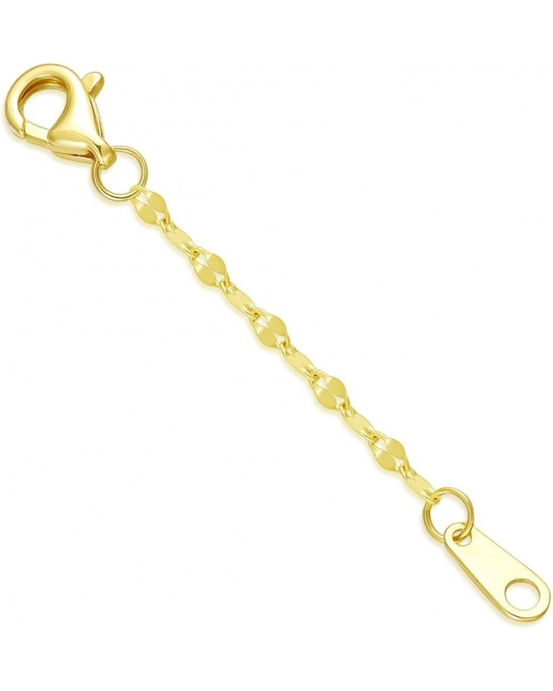 14k Gold 1"/1.5"/2"/2.5"/3"/4"/5"/6" Necklace Bracelet Extender Chain, Necklace Extender Gold 14k, Durable Removable Gold Cha...