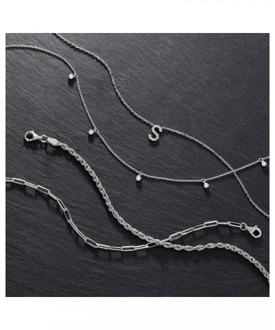 by Ross-Simons Diamond-Accented Initial Necklace in Sterling Silver 16-inch (S) $37.60 Necklaces