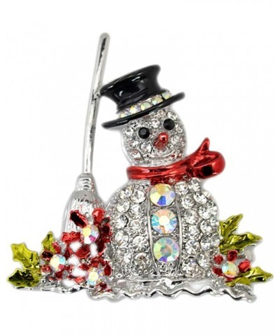 1Pcs Christmas Brooches Remembrance Snowman Banquet Pin for Men Women Girls Jewelry Attractive $4.14 Brooches & Pins