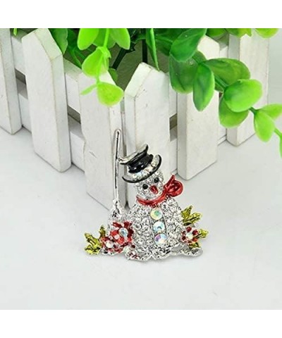 1Pcs Christmas Brooches Remembrance Snowman Banquet Pin for Men Women Girls Jewelry Attractive $4.14 Brooches & Pins