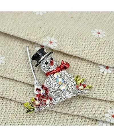 1Pcs Christmas Brooches Remembrance Snowman Banquet Pin for Men Women Girls Jewelry Attractive $4.14 Brooches & Pins