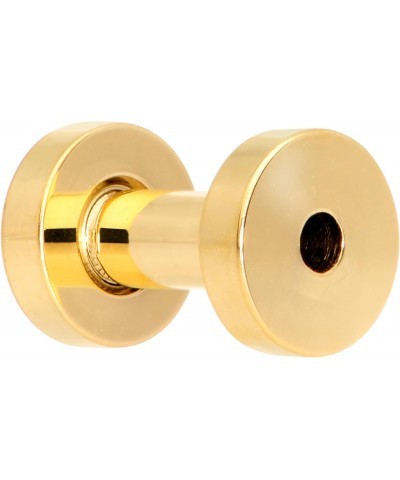 8 Gauge Yellow Screw Fit Tunnel Ear Gauge Plug (1 Piece) $6.62 Body Jewelry