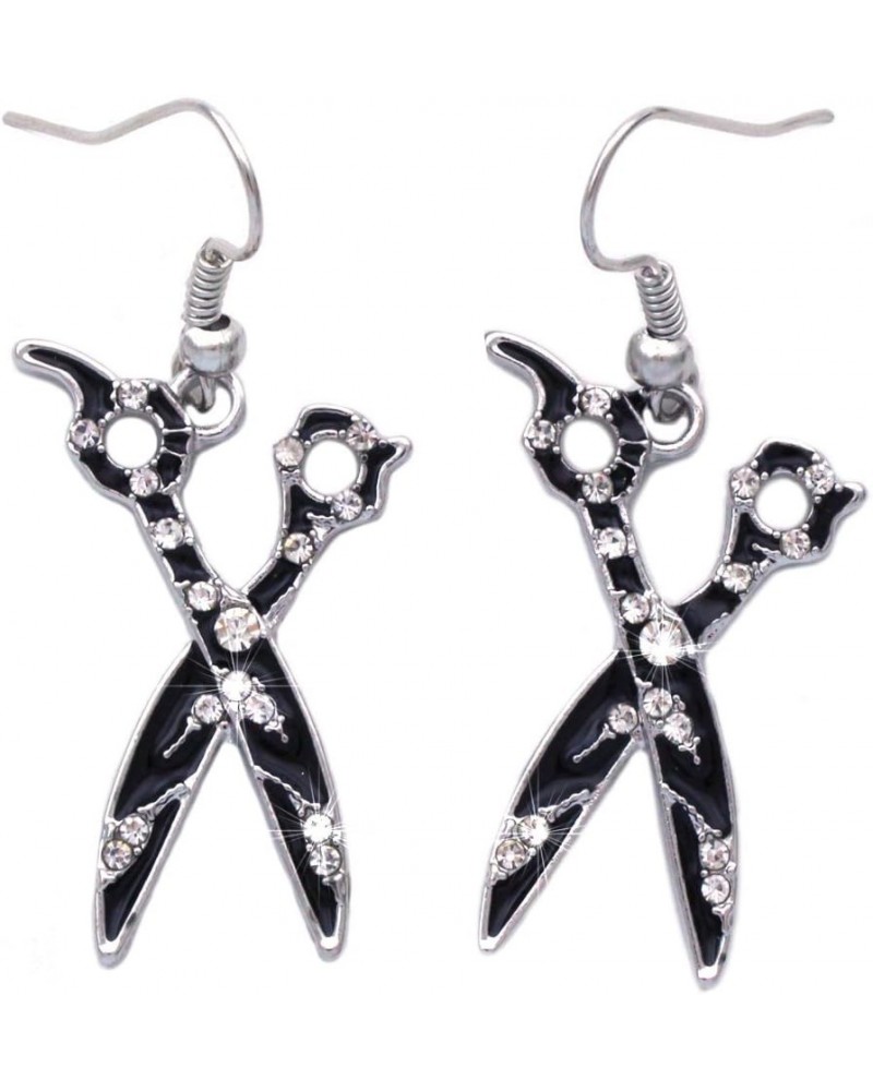 Scissors Post Stud Earrings Hairdresser Hair Stylist Gift Zebra Design Dangle $8.69 Earrings