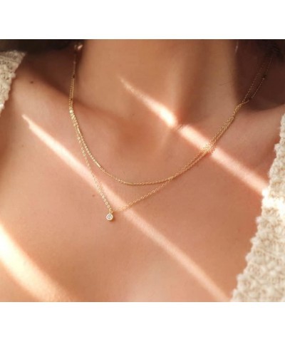 Layered Necklaces for Women Silver Plated Dainty Snake Twist Rope Delicate Layered Necklace Different Length Choker Necklaces...