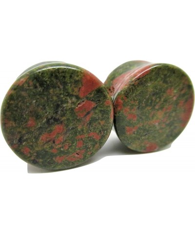 Mossy Stone Ear Plugs - Double Flared Gauges - 8 Sizes - Pair 11/16" (18mm) $10.41 Body Jewelry