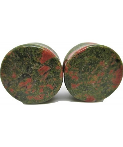 Mossy Stone Ear Plugs - Double Flared Gauges - 8 Sizes - Pair 11/16" (18mm) $10.41 Body Jewelry