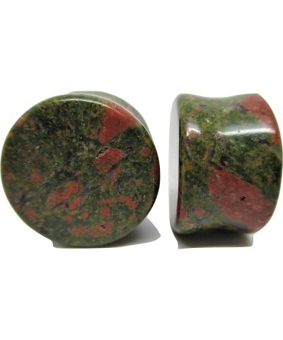 Mossy Stone Ear Plugs - Double Flared Gauges - 8 Sizes - Pair 11/16" (18mm) $10.41 Body Jewelry