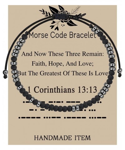 Christian Bible Verse Bracelet 1 Corinthians 16:13 Morse Code Bracelet Faith Engraved Gift 1 Corinthians 16:13 $10.01 Bracelets