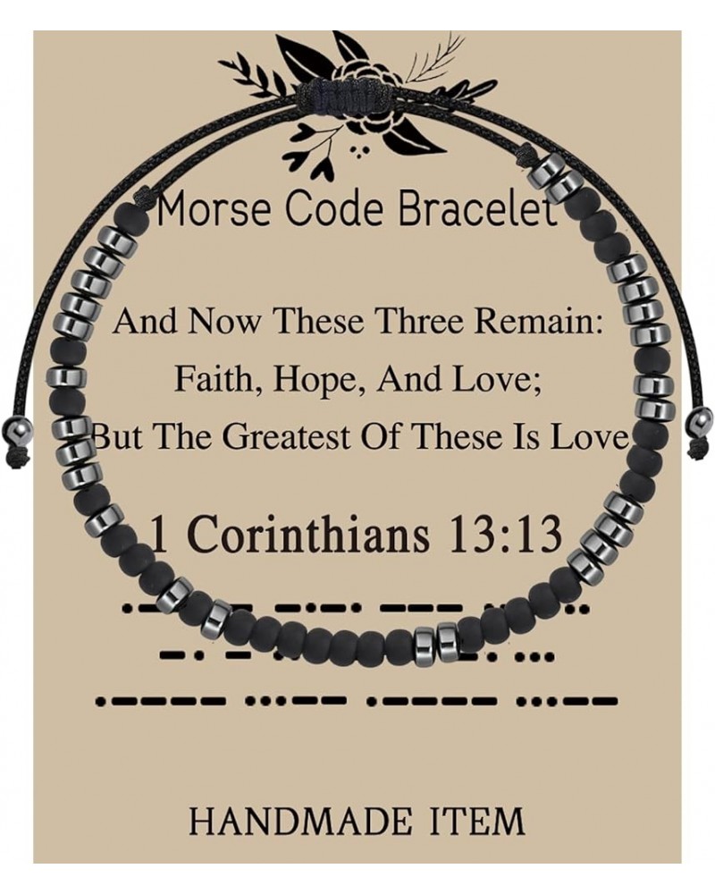 Christian Bible Verse Bracelet 1 Corinthians 16:13 Morse Code Bracelet Faith Engraved Gift 1 Corinthians 16:13 $10.01 Bracelets