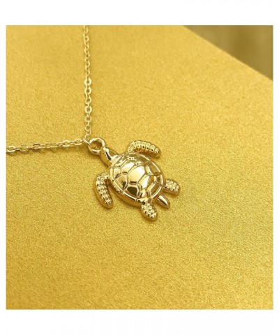 Friendship Anchor Compass Necklace Good Luck Elephant Pendant Chain Necklace with Message Card Gift Card gold sea turtle $6.8...