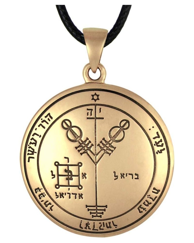 Bronze Fourth Pentacle of Jupiter Talisman for Wealth $11.00 Necklaces