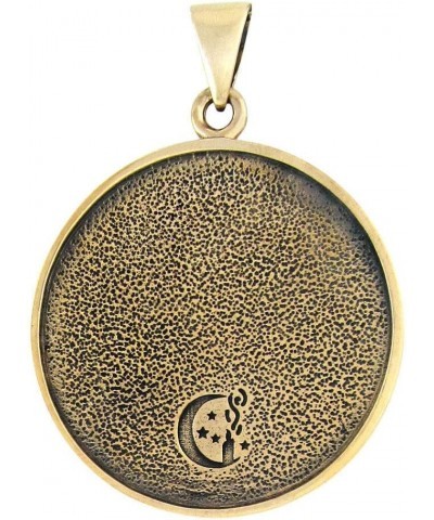 Bronze Fourth Pentacle of Jupiter Talisman for Wealth $11.00 Necklaces