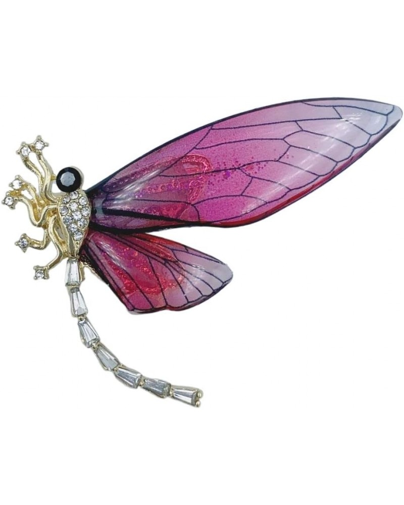 Vintage Elegant Bee Exquisite Dragonfly Style Brooch Pin, Crystal Pin Lapel Pin Fashion Alloy Brooch Pin Safety Pin For Women...